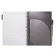 Caiet cu spirala si separatoare Pukka Pads Black Project Book A4 dictando, 250 pag, hartie premium 80 g, perforatii indosariere, coperti PP Caiet cu spirala si separatoare Pukka Pads Black Project Book A4 dictando, 250 pag, hartie premium 80 g, perforatii indosariere, coperti PP