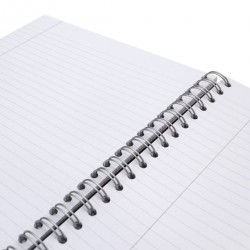 Caiet cu spirala Pukka Pads A4, 160 pag, dictando, microperforatii desprindere, perforatii indosariere, coperti intarite textil Caiet cu spirala Pukka Pads A4, 160 pag, dictando, microperforatii desprindere, perforatii indosariere, coperti intarite textil