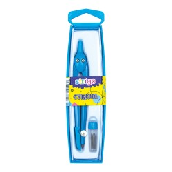 COMPAS Strigo in cutie cu rezerve, albastru COMPAS Strigo in cutie cu rezerve, albastru