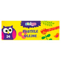 Creioane cerate Strigo  24 culori Creioane cerate Strigo  24 culori