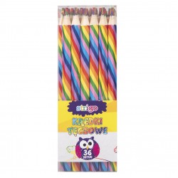 Creioane Strigo Rainbow multicolor 36 buc Creioane Strigo Rainbow multicolor 36 buc