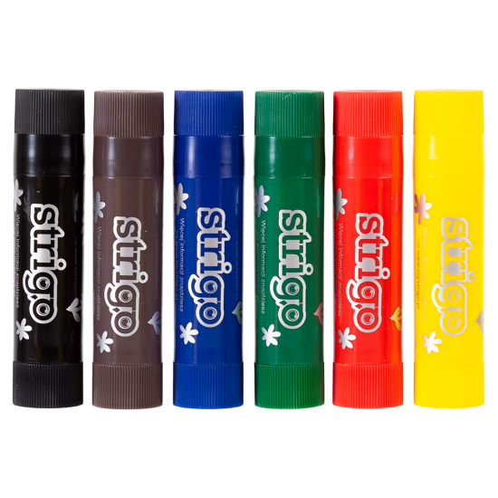 Creioane Strigo Gel Stick 6 culori 10g Creioane Strigo Gel Stick 6 culori 10g