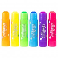 Creioane Strigo Gel Stick 6 culori 10g, neon Creioane Strigo Gel Stick 6 culori 10g, neon