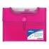 Dosar Strigo Plastic Extensibil A5 6 Compartimente Roz