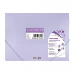 Mapa Strigo A4 cu elastic, PASTEL LILIAC Mapa Strigo A4 cu elastic, PASTEL LILIAC