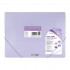 Mapa Strigo A4 cu elastic, PASTEL LILIAC