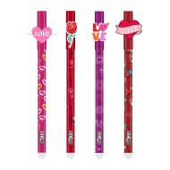 Set 4 pixuri Strigo cerneala cu stergere, LOVE FOREVER Set 4 pixuri Strigo cerneala cu stergere, LOVE FOREVER