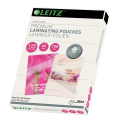 Folie Leitz UDT pentru laminare la cald, A5, 125 microni Folie Leitz UDT pentru laminare la cald, A5, 125 microni