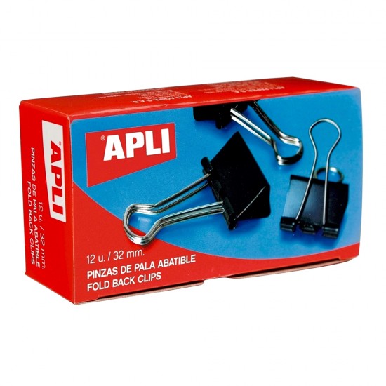 Clipsuri Apli, 19 mm, 12 bucati/cutie Clipsuri Apli, 19 mm, 12 bucati/cutie