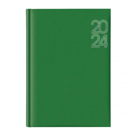 Agenda Artibest, A5, datata, hartie offset alb, coperta verde deschis
