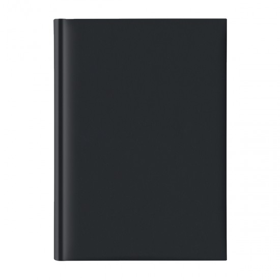 Agenda nedatata A5, hartie offset alb, coperta neagra Agenda nedatata A5, hartie offset alb, coperta neagra