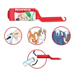 Rezerva rola scame Kores, 2 bucati/set Rezerva rola scame Kores, 2 bucati/set