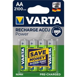 Acumulatori Varta Power, HR6, AA, 2100 mAh, 4 bucati/set Acumulatori Varta Power, HR6, AA, 2100 mAh, 4 bucati/set