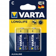 Baterii Varta Longlife Extra, LR14, 2 bucati/set Baterii Varta Longlife Extra, LR14, 2 bucati/set