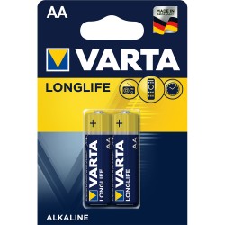 Baterii Varta Longlife Extra, LR6, 2 bucati/set Baterii Varta Longlife Extra, LR6, 2 bucati/set
