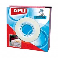 Banda adeziva Apli Crystal, 19 mm x 33 m Banda adeziva Apli Crystal, 19 mm x 33 m