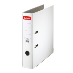 Biblioraft Esselte Economy, PP, A4, 75 mm, alb Biblioraft Esselte Economy, PP, A4, 75 mm, alb