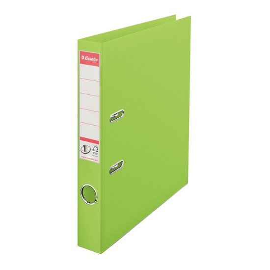 Biblioraft Esselte No.1 Power, PP/PP, A4, 50 mm, VIVIDA verde