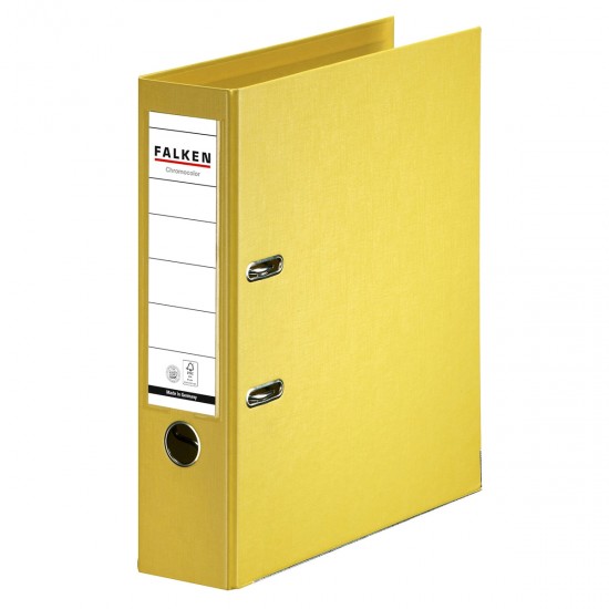 Biblioraft Falken Chromocolor, 80 mm, galben Biblioraft Falken Chromocolor, 80 mm, galben