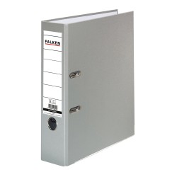 Biblioraft Falken plastifiat, 80 mm, gri Biblioraft Falken plastifiat, 80 mm, gri