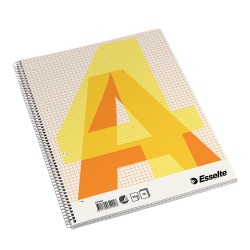 Caiet de birou Esselte, A4, cu spira, matematica Caiet de birou Esselte, A4, cu spira, matematica