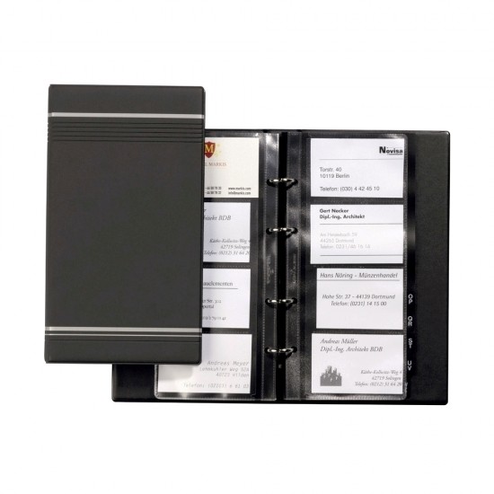 Visifix 2385 Durable, 25 file, 200 carti de vizita, antracit Visifix 2385 Durable, 25 file, 200 carti de vizita, antracit