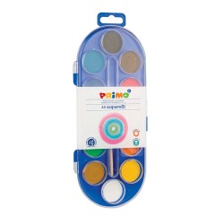 Acuarele Morocolor Primo, diametru pastila 30 mm, 12 culori/cutie Acuarele Morocolor Primo, diametru pastila 30 mm, 12 culori/cutie