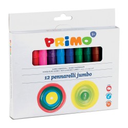 Markere colorate Morocolor Primo Jumbo, 12 culori/cutie Markere colorate Morocolor Primo Jumbo, 12 culori/cutie