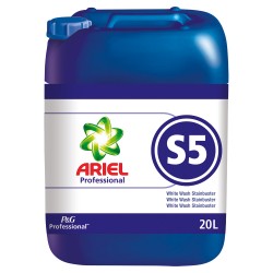 Solutie indepartare pete textile albe Ariel S5, 20 l Solutie indepartare pete textile albe Ariel S5, 20 l