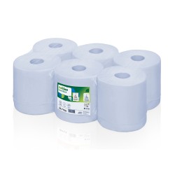 Rezerva prosoape derulare centrala Wepa, albastru 2 straturi, 150 m/rola, 6 role/bax Rezerva prosoape derulare centrala Wepa, albastru 2 straturi, 150 m/rola, 6 role/bax
