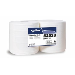 Rola industriala  Celtex Classic 800, alba, 2 straturi,  800 portii/rola, 2 role/set Rola industriala  Celtex Classic 800, alba, 2 straturi,  800 portii/rola, 2 role/set