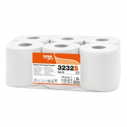 Rola prosoape cu derulare centrala, in 2 straturi, alb, 108 m, 450 portii, Celtex 3232S Rola prosoape cu derulare centrala, in 2 straturi, alb, 108 m, 450 portii, Celtex 3232S