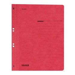 Dosar cu gauri 1/1 Lux Falken, carton, 250 g/mp, rosu Dosar cu gauri 1/1 Lux Falken, carton, 250 g/mp, rosu