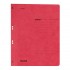 Dosar cu gauri 1/1 Lux Falken, carton, 250 g/mp, rosu