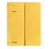 Dosar cu gauri 1/2 Lux Falken, carton, 250 g/mp, galben
