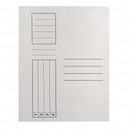 Dosar cu sina standard, carton, alb, 100 bucati/set Dosar cu sina standard, carton, alb, 100 bucati/set
