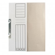 Dosar de incopciat 1/2, carton, alb, 25 bucati/set Dosar de incopciat 1/2, carton, alb, 25 bucati/set