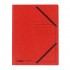Dosar plic cu elastic, rosu