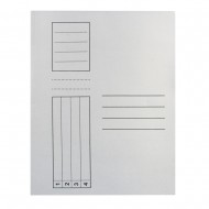 Dosar simplu, carton, alb, 10 bucati/set Dosar simplu, carton, alb, 10 bucati/set