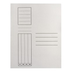 Dosar simplu, carton, alb, 25 bucati/set Dosar simplu, carton, alb, 25 bucati/set