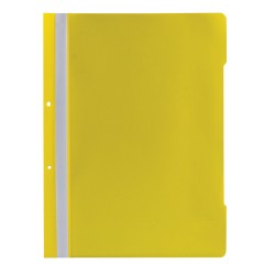 Dosar cu sina si 2 perforatii, galben, 50 bucati/set Dosar cu sina si 2 perforatii, galben, 50 bucati/set