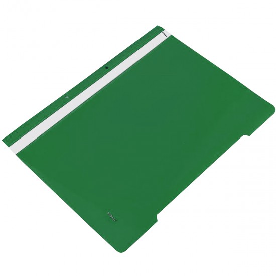 Dosar plastic cu sina si 2 perforatii, verde Dosar plastic cu sina si 2 perforatii, verde