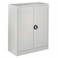 Dulap metalic Ceha, gri, 92x42x120 cm, 2 usi batante si 2 polite Dulap metalic Ceha, gri, 92x42x120 cm, 2 usi batante si 2 polite