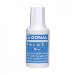 Fluid corector Donau, 20 ml, pe baza de solvent, aplicator cu pensula Fluid corector Donau, 20 ml, pe baza de solvent, aplicator cu pensula