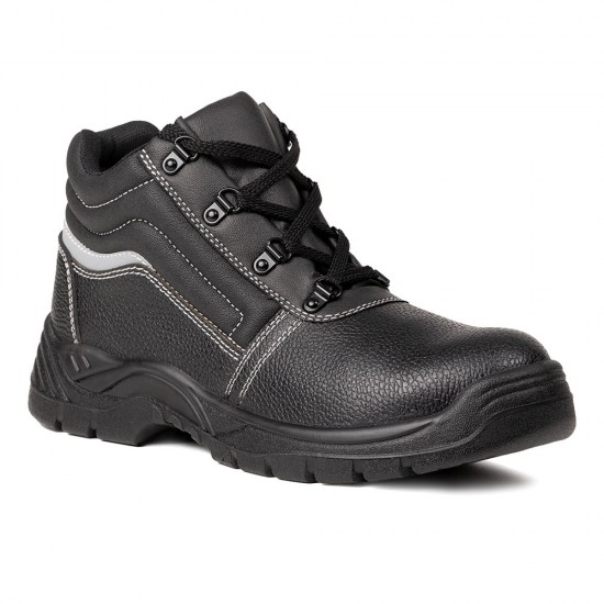 Bocanci protectie Nacrite S1P SRC marime 42, negri, bombeu din otel, rezistenti la ulei, lamela rezistenta la perforatie Bocanci protectie Nacrite S1P SRC marime 42, negri, bombeu din otel, rezistenti la ulei, lamela rezistenta la perforatie