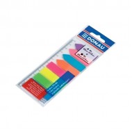 Index autoadeziv din plastic, Donau, dimensiuni 12 x 45 mm, 8 culori x 25 file/culoare Index autoadeziv din plastic, Donau, dimensiuni 12 x 45 mm, 8 culori x 25 file/culoare
