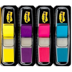 Index Post-it® Mini,  11.9 x 43.2 mm, 4 culori/set Index Post-it® Mini,  11.9 x 43.2 mm, 4 culori/set