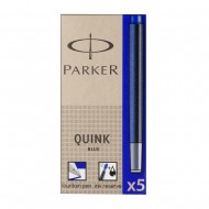Patroane cerneala, Parker, Quink, albastru, 5 bucati/set Patroane cerneala, Parker, Quink, albastru, 5 bucati/set