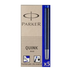 Patroane cerneala, Parker, Quink, albastru, 5 bucati/set Patroane cerneala, Parker, Quink, albastru, 5 bucati/set