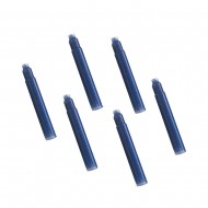 Patroane cerneala, scurte, albastru, 6 bucati/cutie Patroane cerneala, scurte, albastru, 6 bucati/cutie